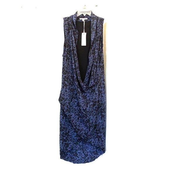 Piperlime Tulip Hem Sleeveless Print Dress Size L - Picture 1 of 5